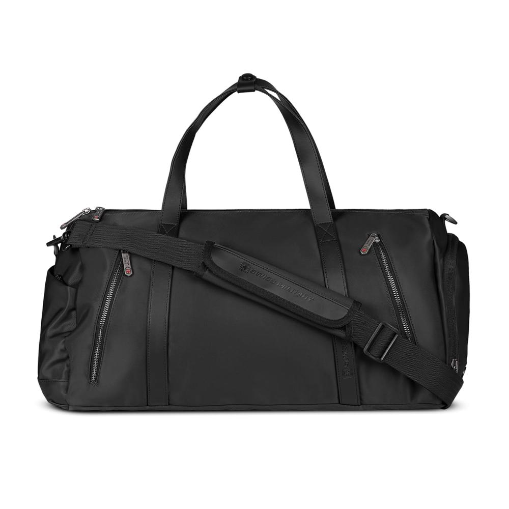 Swiss Military JAVA Black Gold Collection Java 31L AVA Duffle Bag with Shoe Compartment DB34