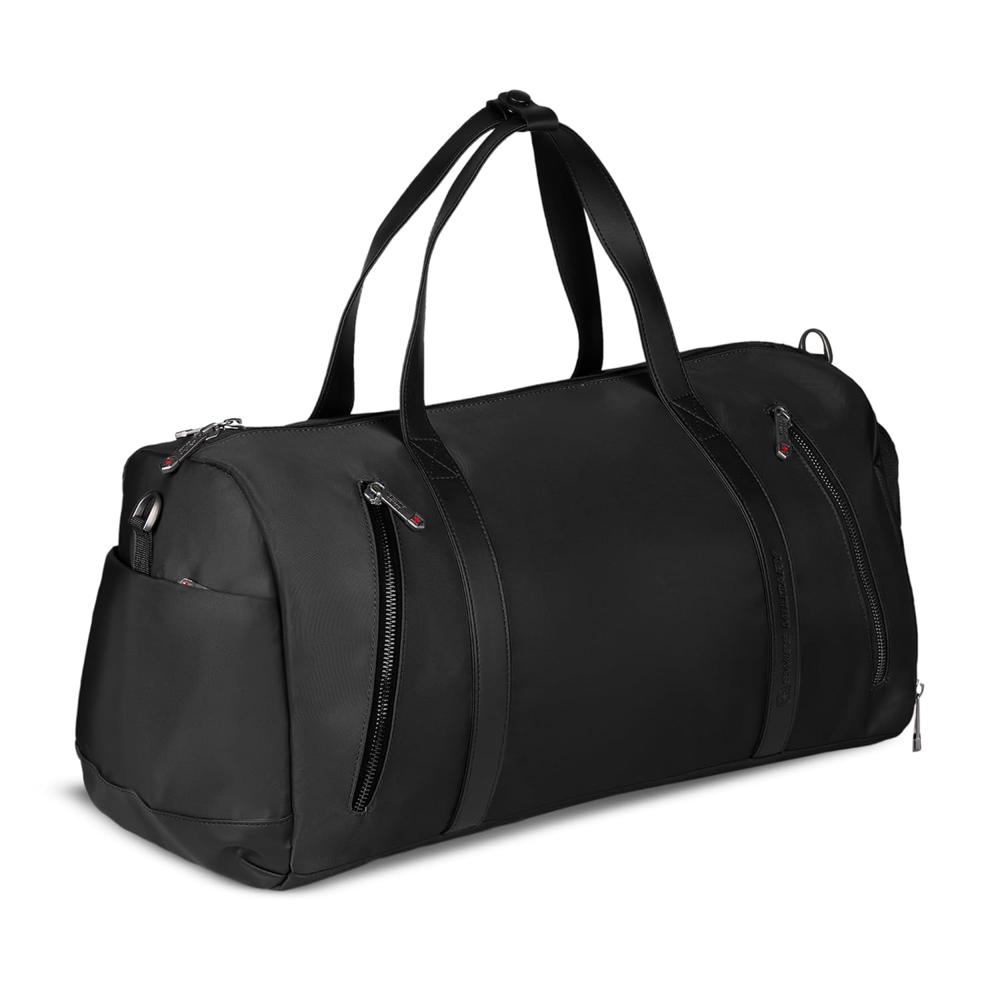 Swiss Military JAVA Black Gold Collection Java 31L AVA Duffle Bag with Shoe Compartment DB34