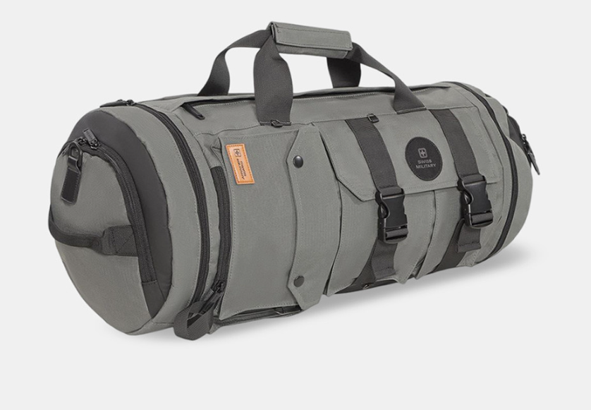 Swiss Military NELSON ravel Duffle Backpack for Hiking Trekking Outdoor Sport Camp Bag Camping Rucksack Duffle Bag