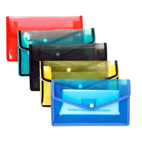 SSPS 4021 Transparent Cheque Silai Button Bag