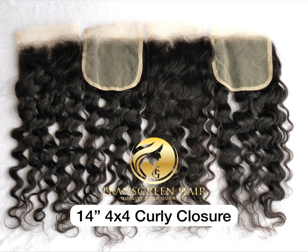 Natural Curly Closure Hair
