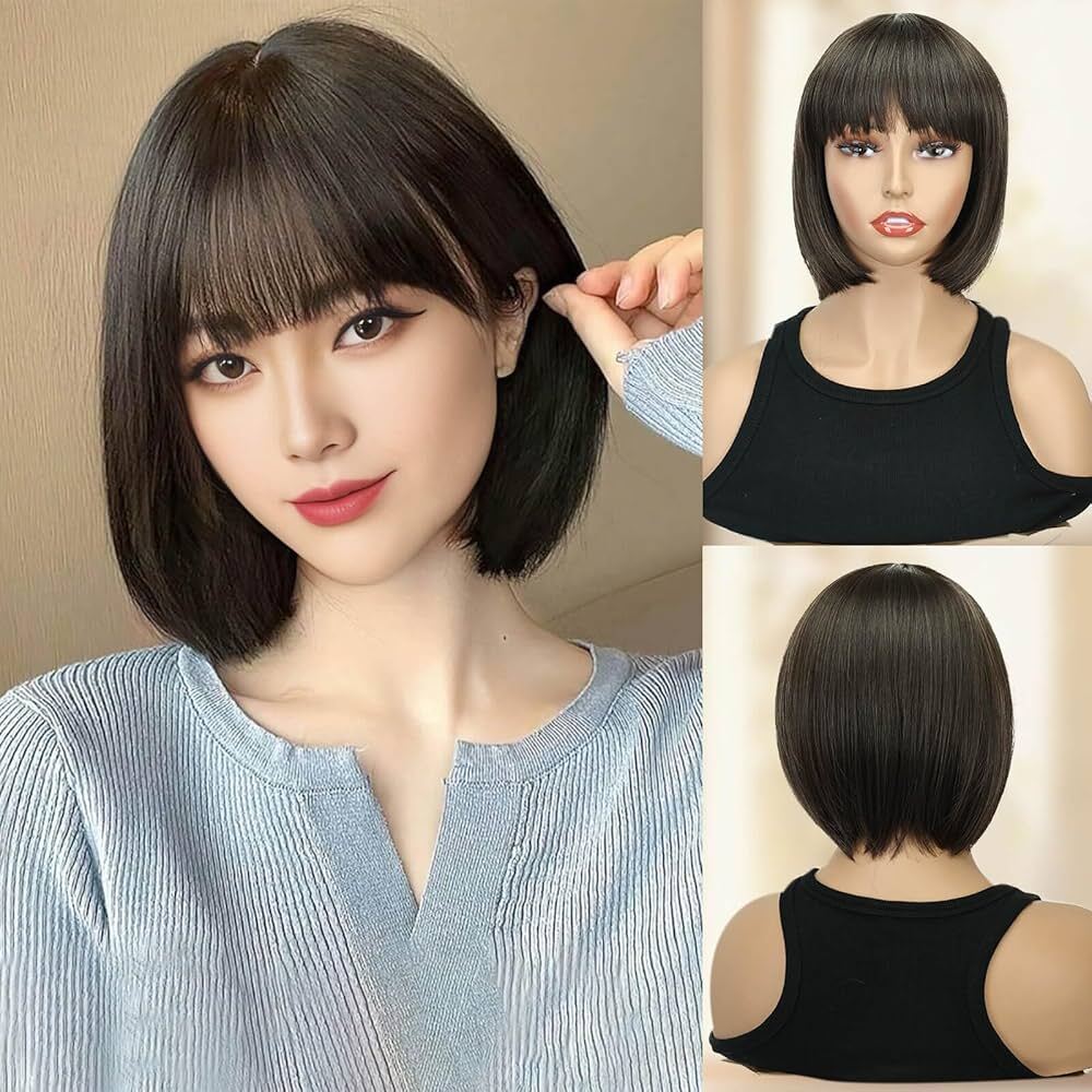 Hair Wigs - Color: Black