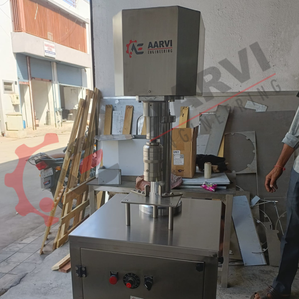 Semi Automatic Pharmaceutical Bottle Ropp Capping Machine