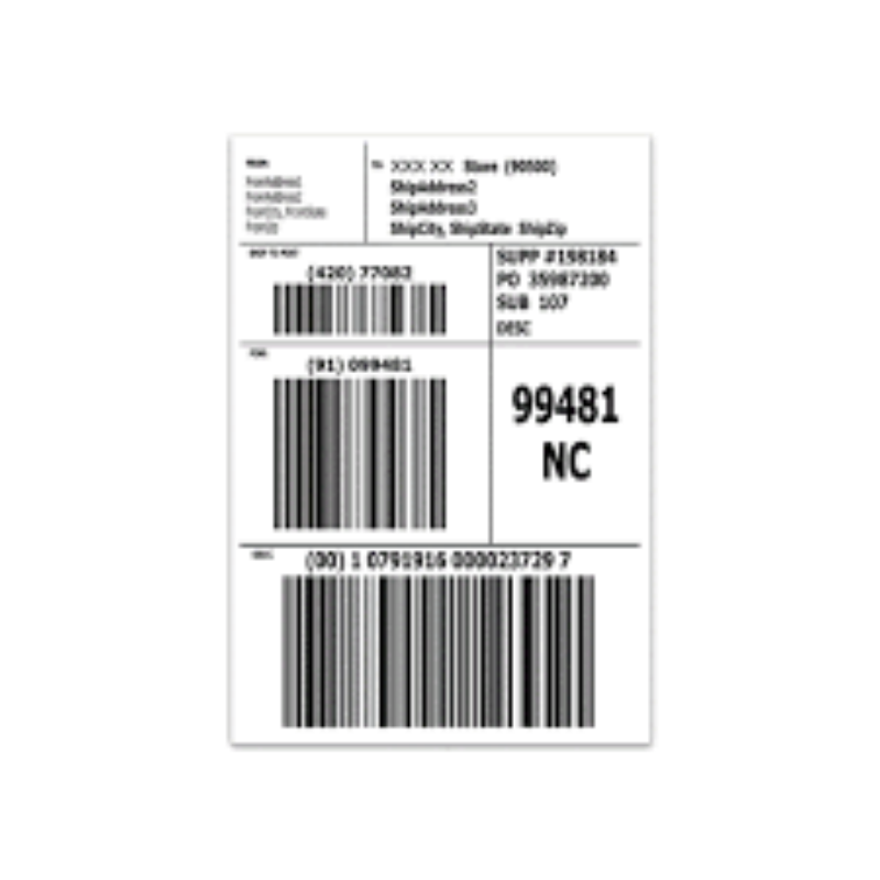 Barcode Labes Stickers - Application: Product Labeling