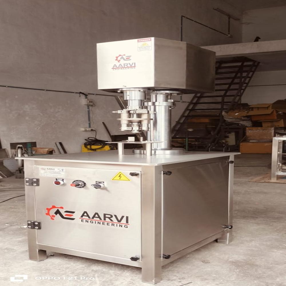 Semi Automatic Syrup Bottle Ropp Capping Machine