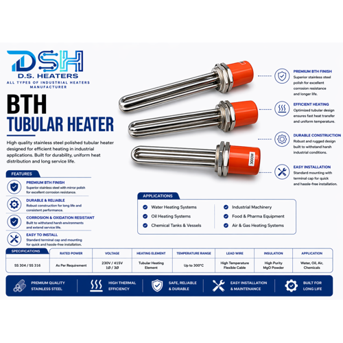 BTH TUBULAR HEATER