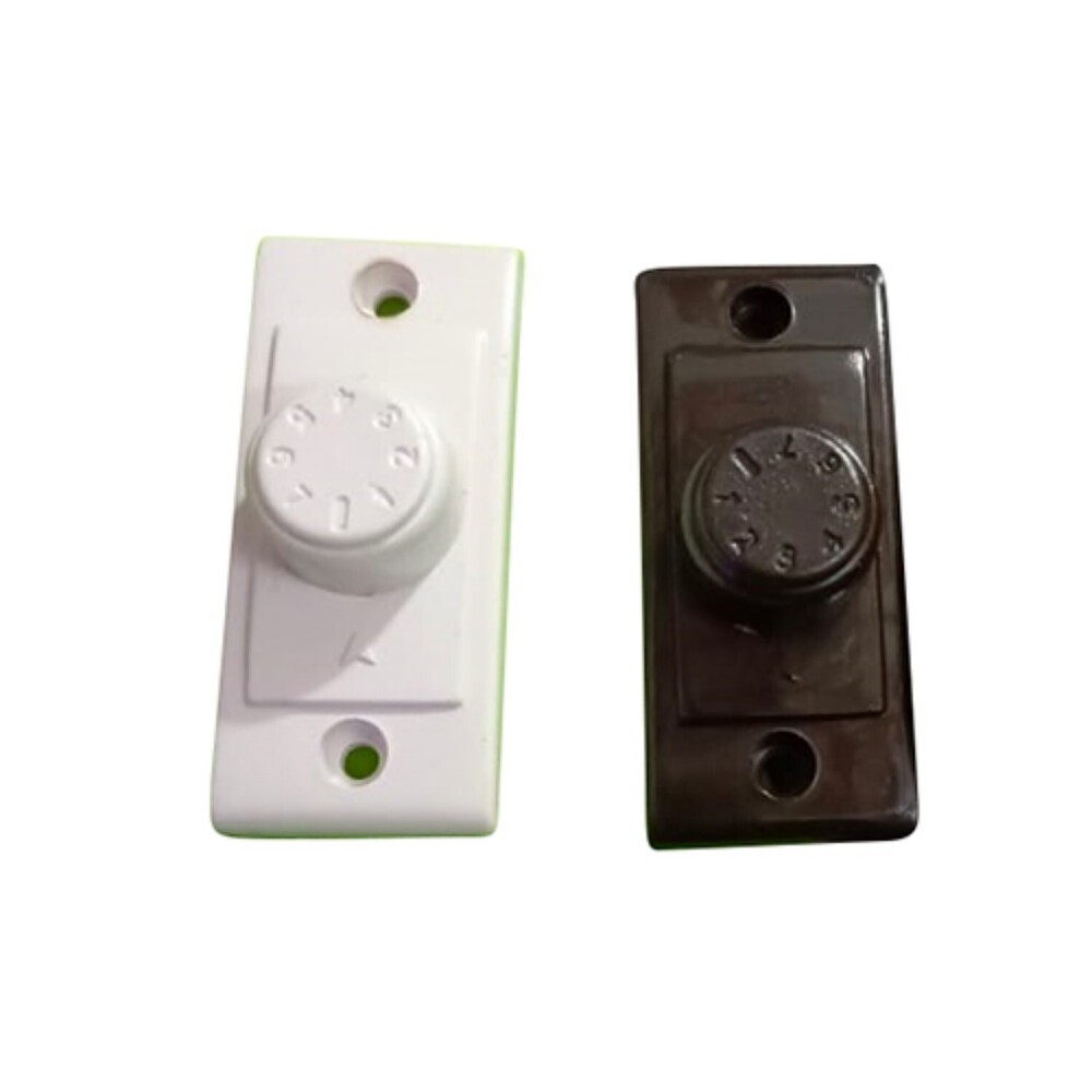 Fan Regulator Anchor Model - Durable Plastic, Adjustable Speed Modes | 4-star Energy Efficient, Compatible With Various Fan Types, Warranty Included