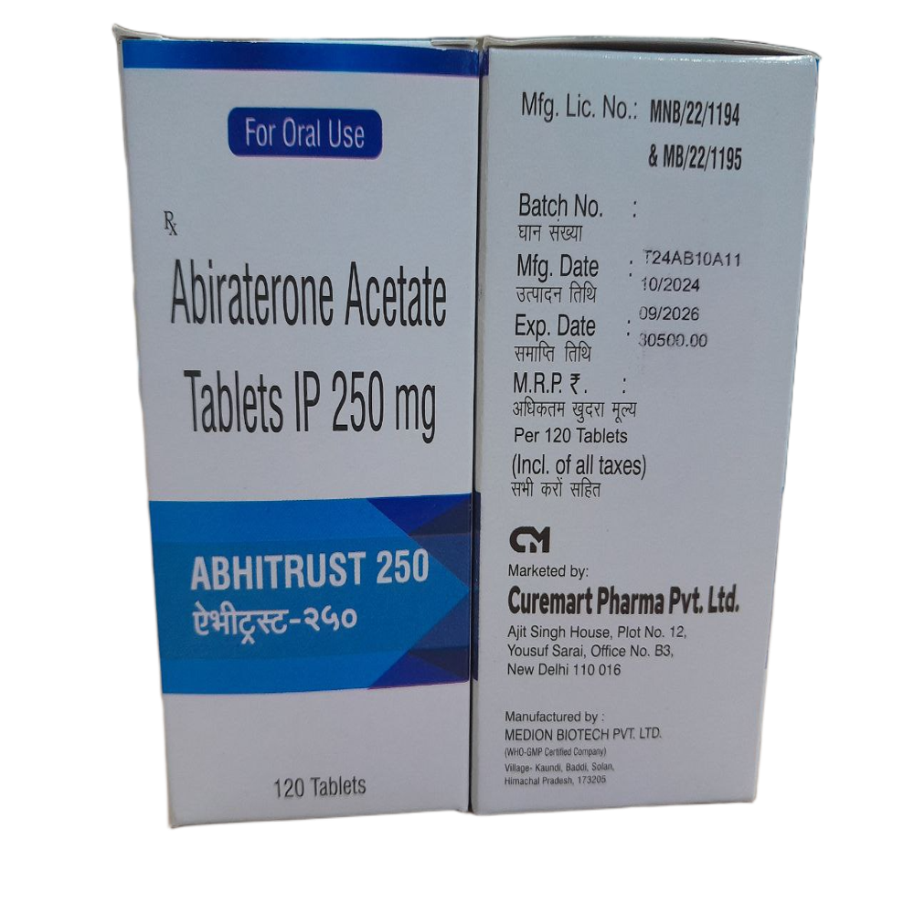 Abhitrust 250mg - Abiraterone Acetate Tablets