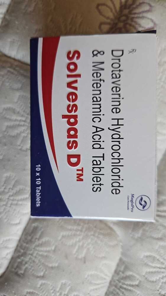 Solvespas D drotaverine hydrochloride tablet
