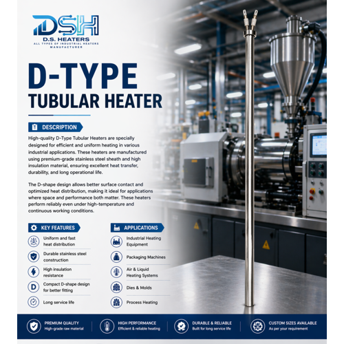 D-Type Tubular Heater