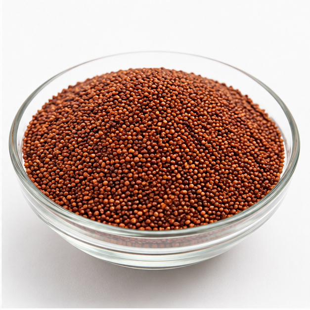 Dark Brown Finger Millet Seeds