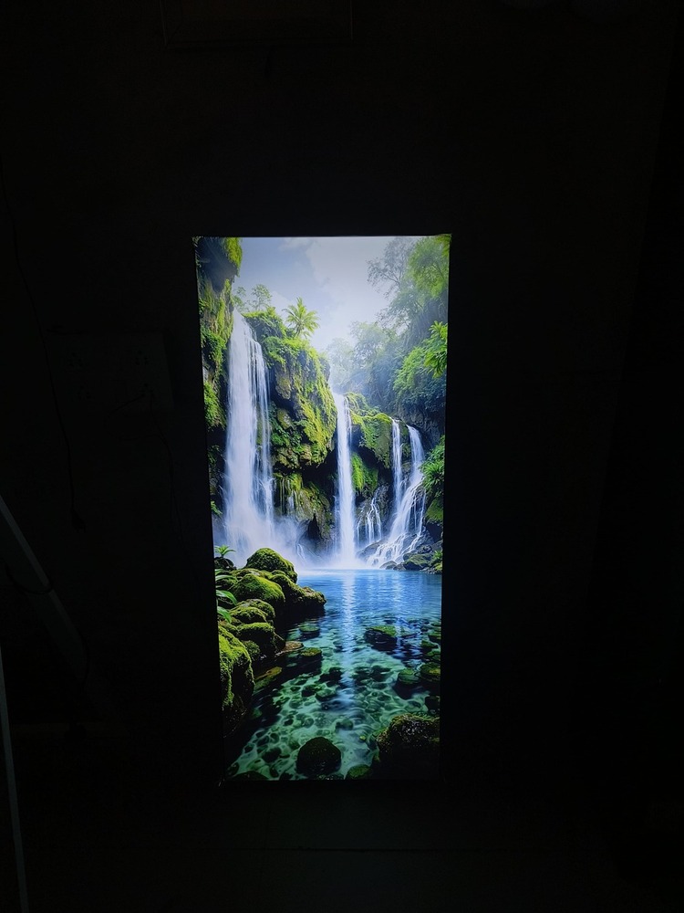 Backlit Fabric Box