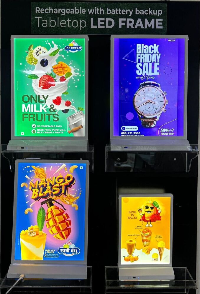 Led Table Top Display Stand