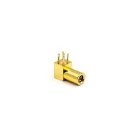 RF Connector SSMB Female Right Angle PCB Mount