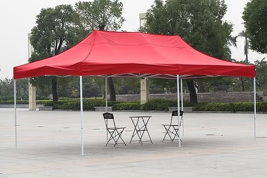Foldable Gazebo Tent 2mx2m - Frame Material: Powder-coated Steel