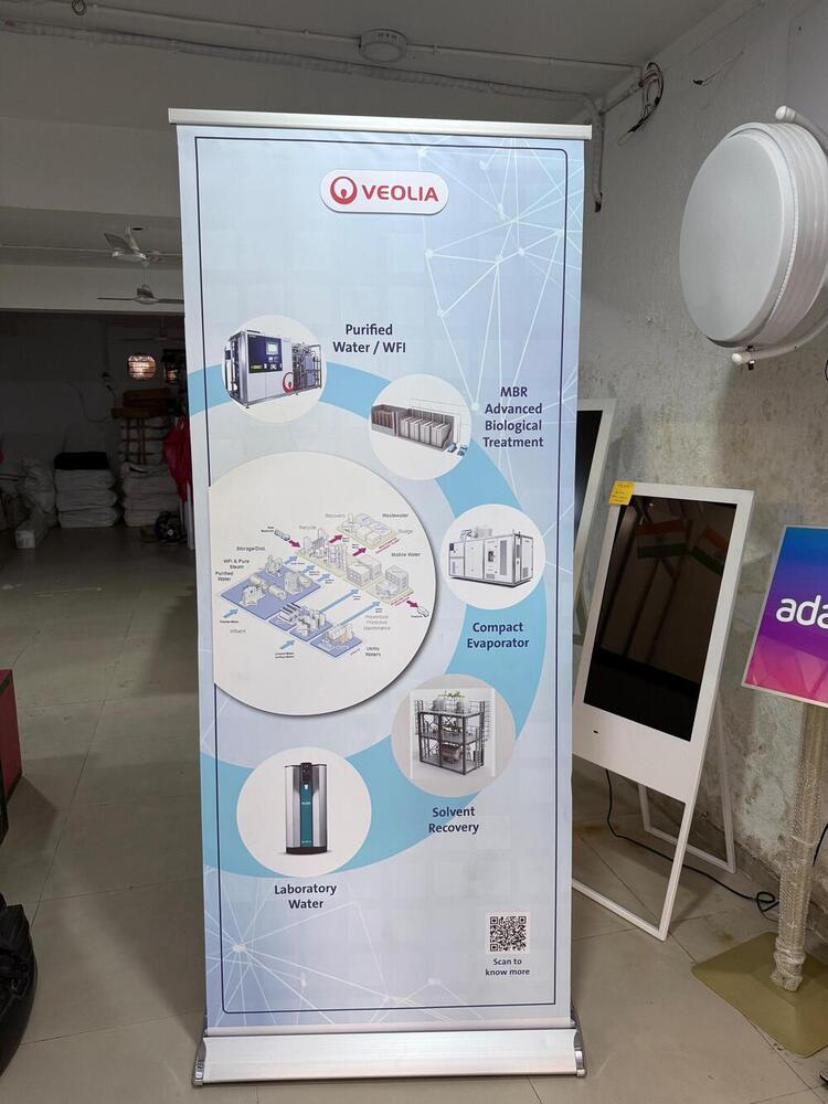 Vertical Roll Up Standee