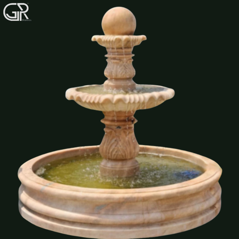 Sandstone 3 Tier Fountain