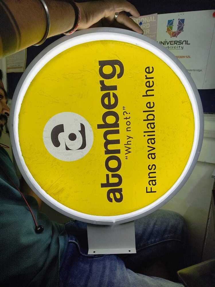 Round Lollipop Signage Board
