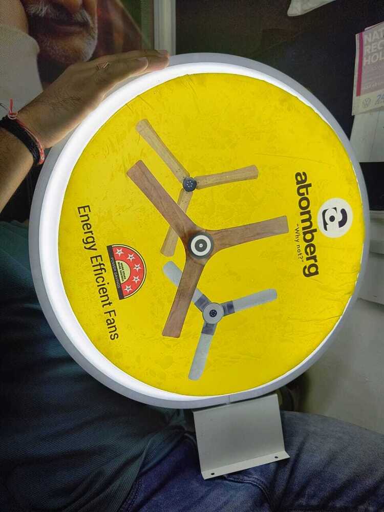 Round Lollipop Signage Board