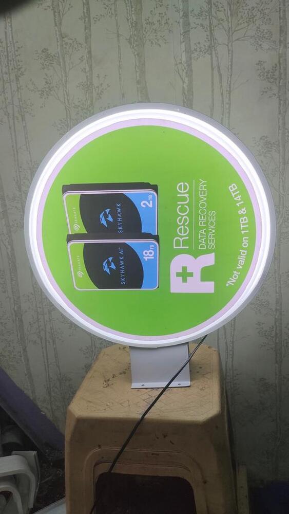 Round Lollipop Signage Board