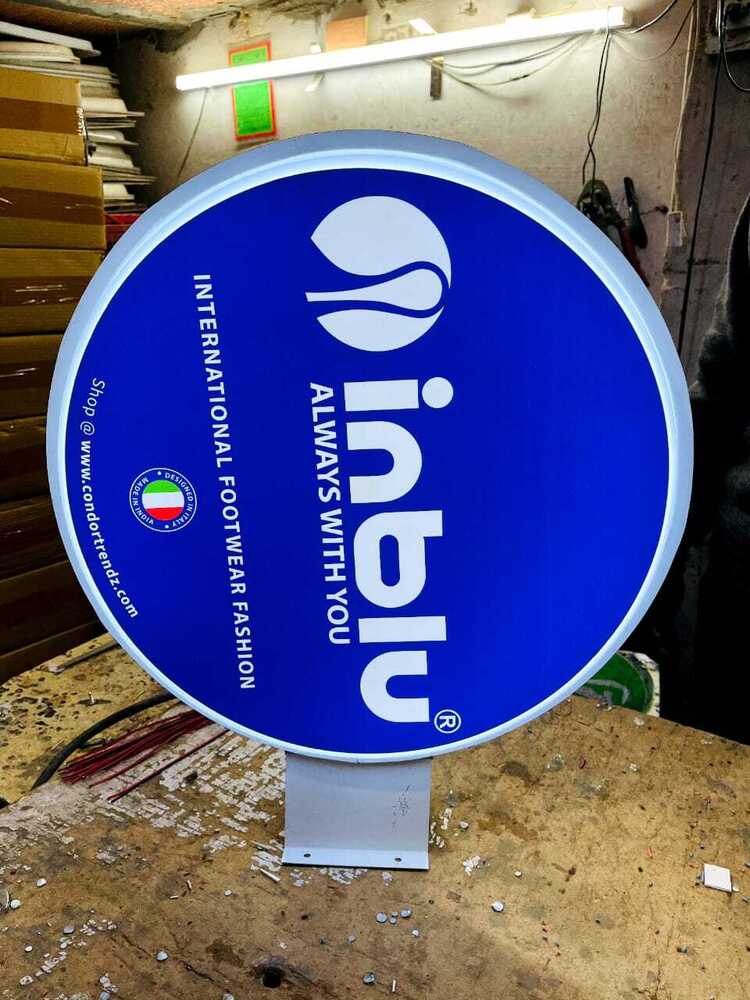 Round Lollipop Signage Board