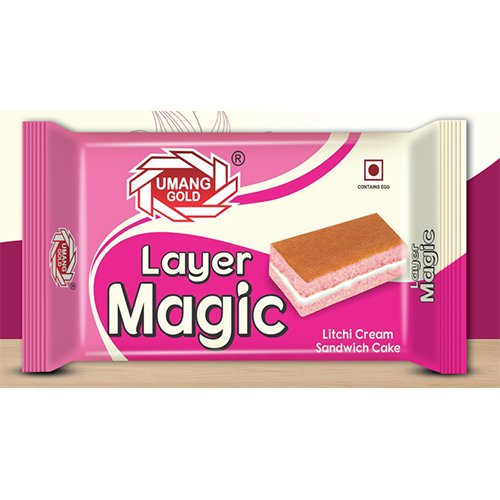 Magic Layer Lichi Cream Sanwich Cake