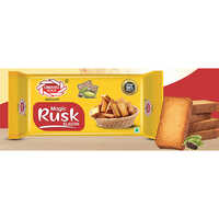 Magic Rusk Elaichi - Wheat Flour Bakery Snack, 200g | 100% Eggless, Double Baked, Aromatic Cardamom Flavor, Crispy Texture