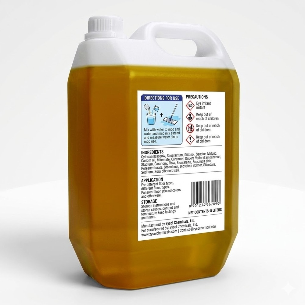 Zysol 5Ltr Citrus Floor Cleaner