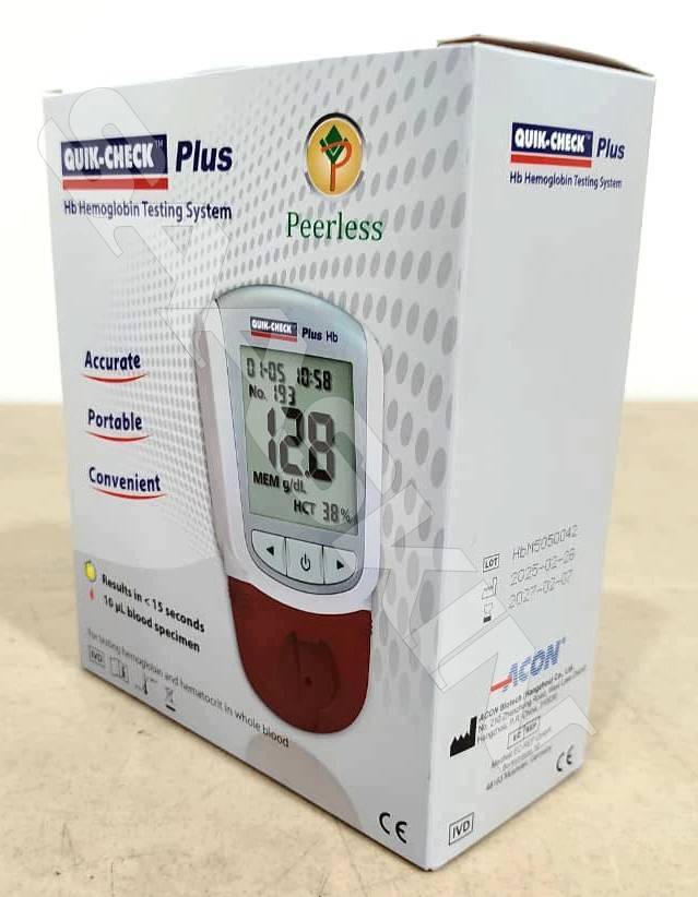 ACON Quik-Check Plus Hemoglobin Meter