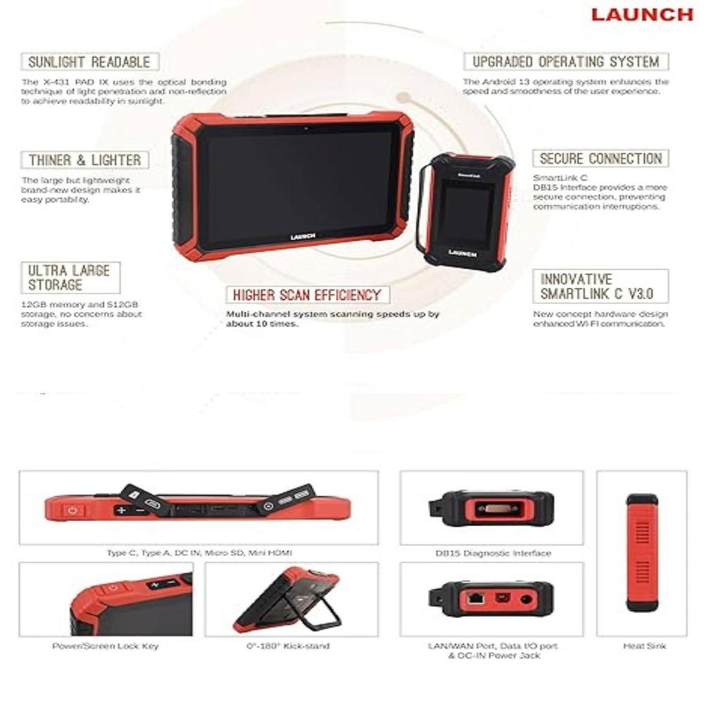 LAUNCH X431 PAD9