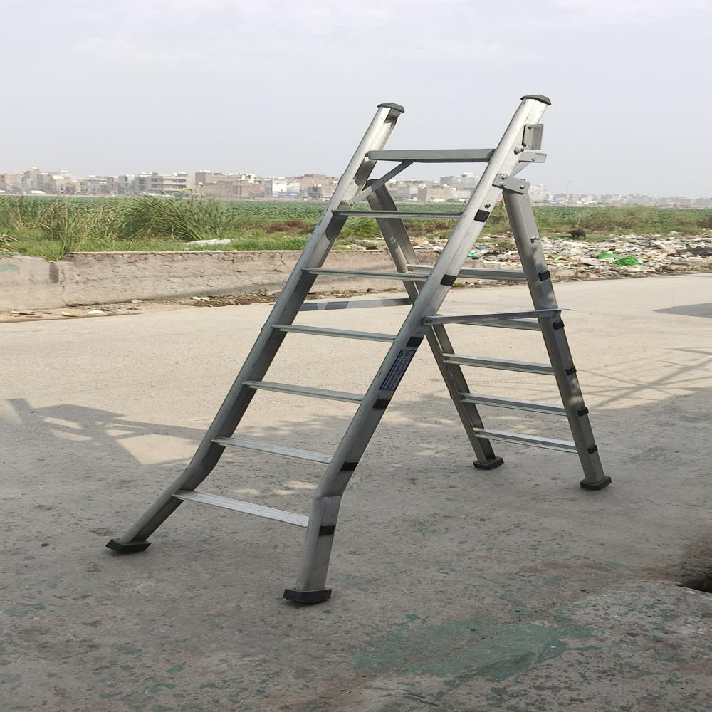 Aluminum Double Platform Ladder