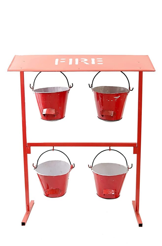 Fire Bucket 4 Stand