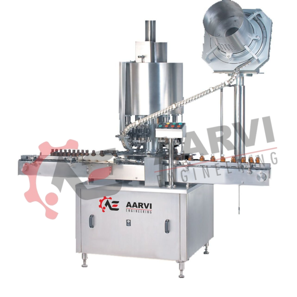Automatic 4 Head Ropp Capping Machine