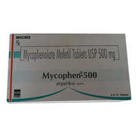 Mycophenolate Mofetil Tablets Usp 500mg - Dosage Form: Solid Oral Dosage Form (tablet)