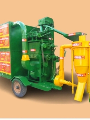 Tractor rice mill