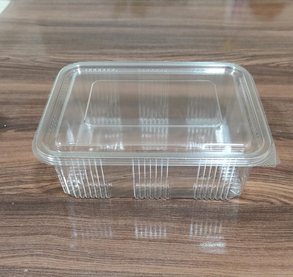 Transparent PET Hinged Box