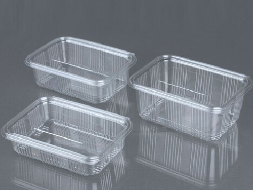 Transparent PET Hinged Box