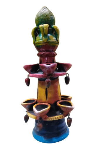 Terracotta Diya Home Decor Article