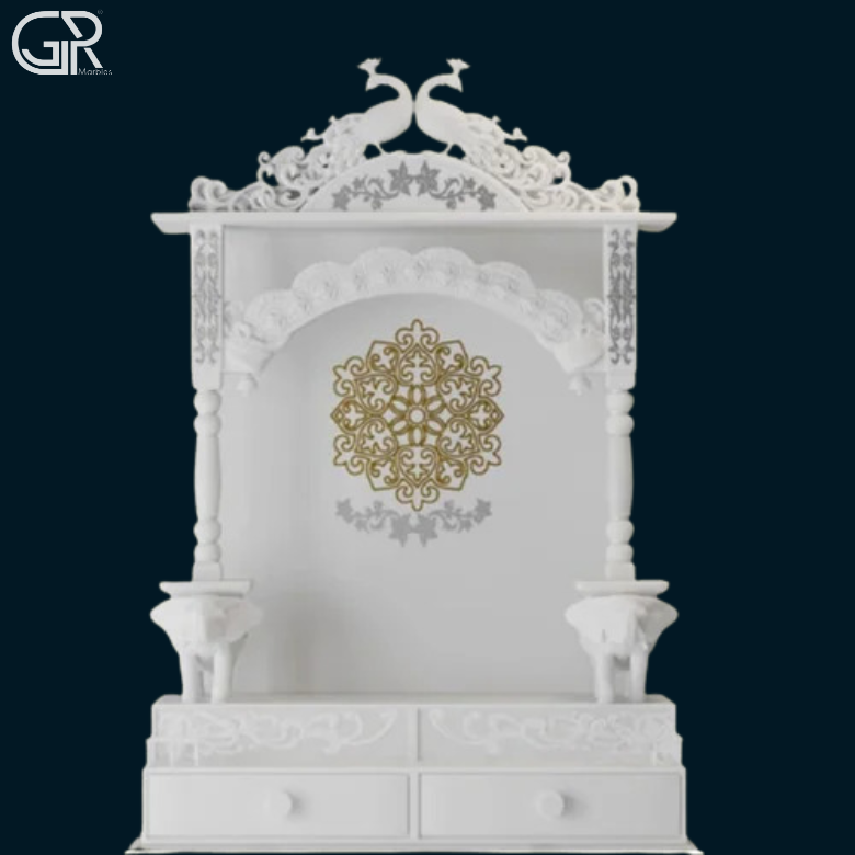 Marble Indoor Mandir, (Ht-6.5ft)
