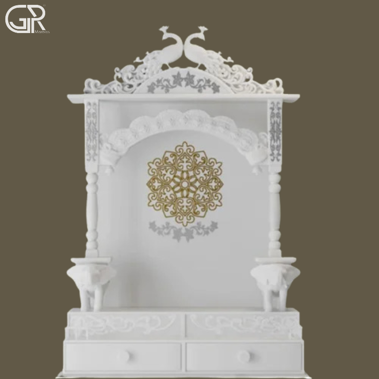 Marble Indoor Mandir, (Ht-6.5ft)