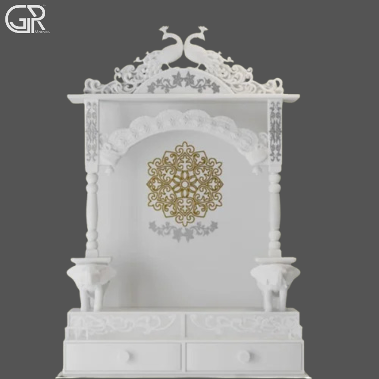 Marble Indoor Mandir, (Ht-6.5ft)