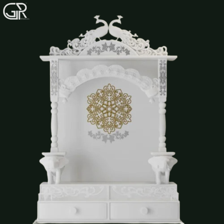 Marble Indoor Mandir, (Ht-6.5ft)