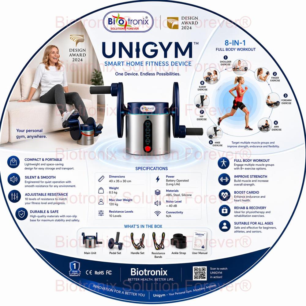 UniGym Smart Robotic Therapy Machine for Mobility Recovery