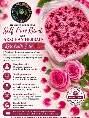 Rose bath salts