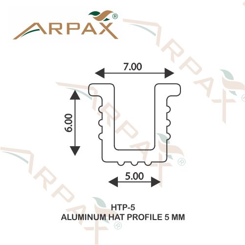HTP-5 Aluminum Hat Profile