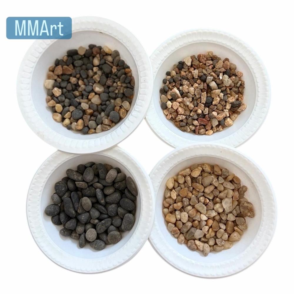 Natural Round Mixed Gravel Pebbles for Outdoor Garden Landscaping in Bulk