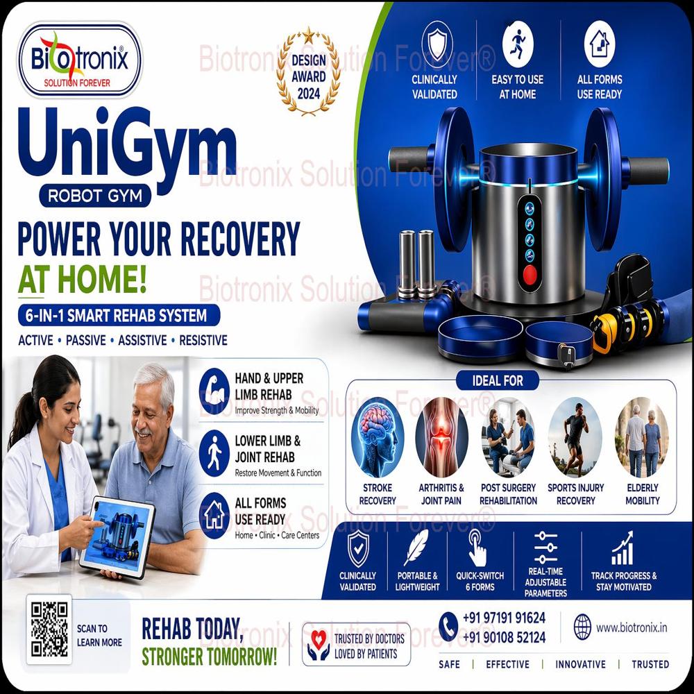 UniGym Smart Exercise Robot for Paralysis Rehabilitation