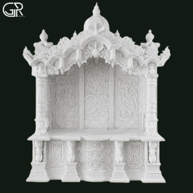 White Marble Carving Temple, (Ht-7ft)