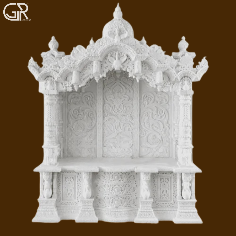 White Marble Carving Temple, (Ht-7ft)