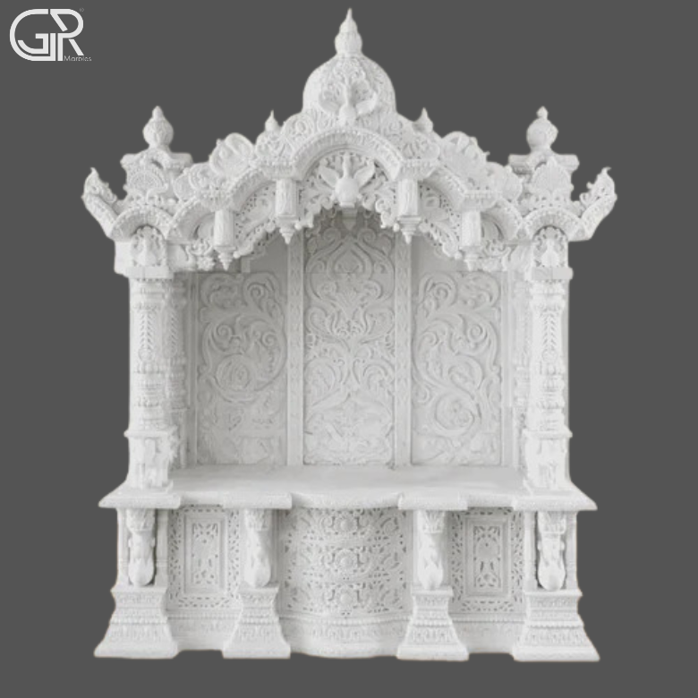 White Marble Carving Temple, (Ht-7ft)